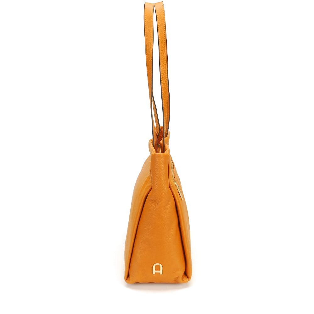 Lou leather shopping bag