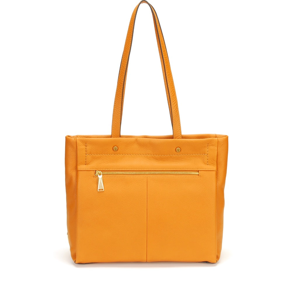 Lou leather shopping bag