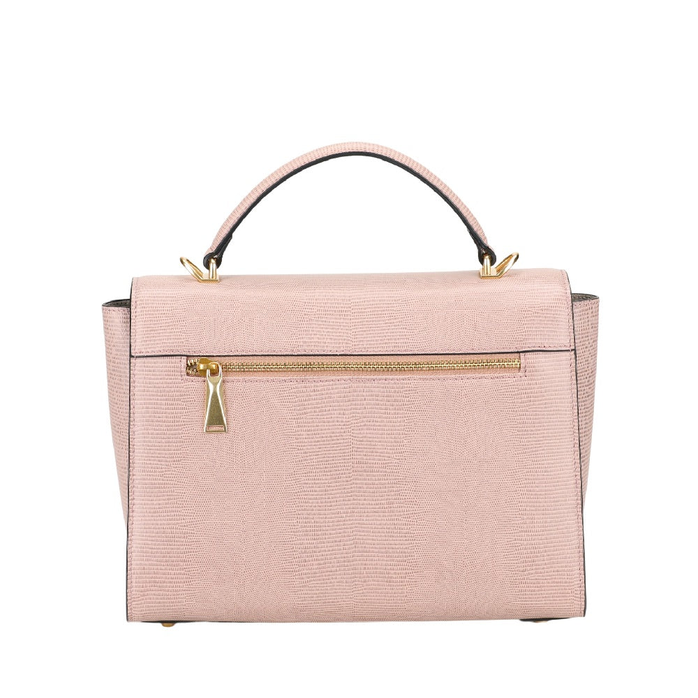 Sac à main L en cuir Margot