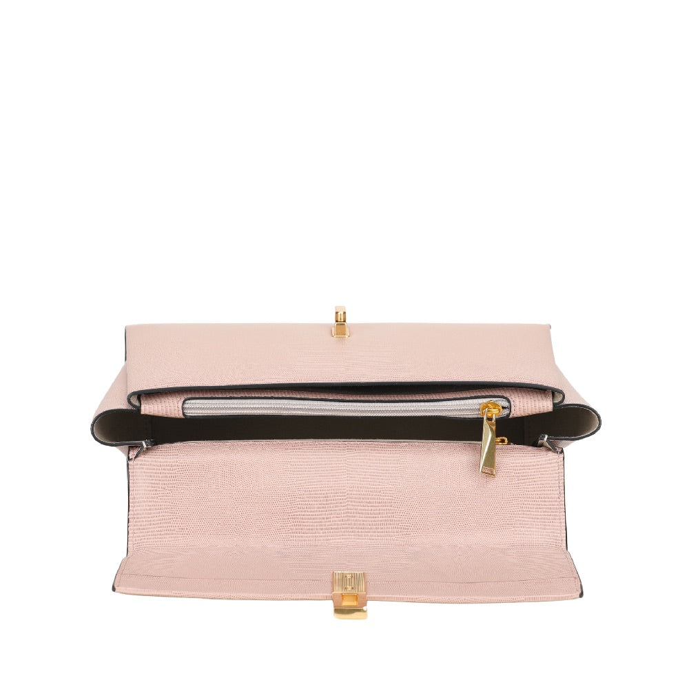 Sac à main L en cuir Margot
