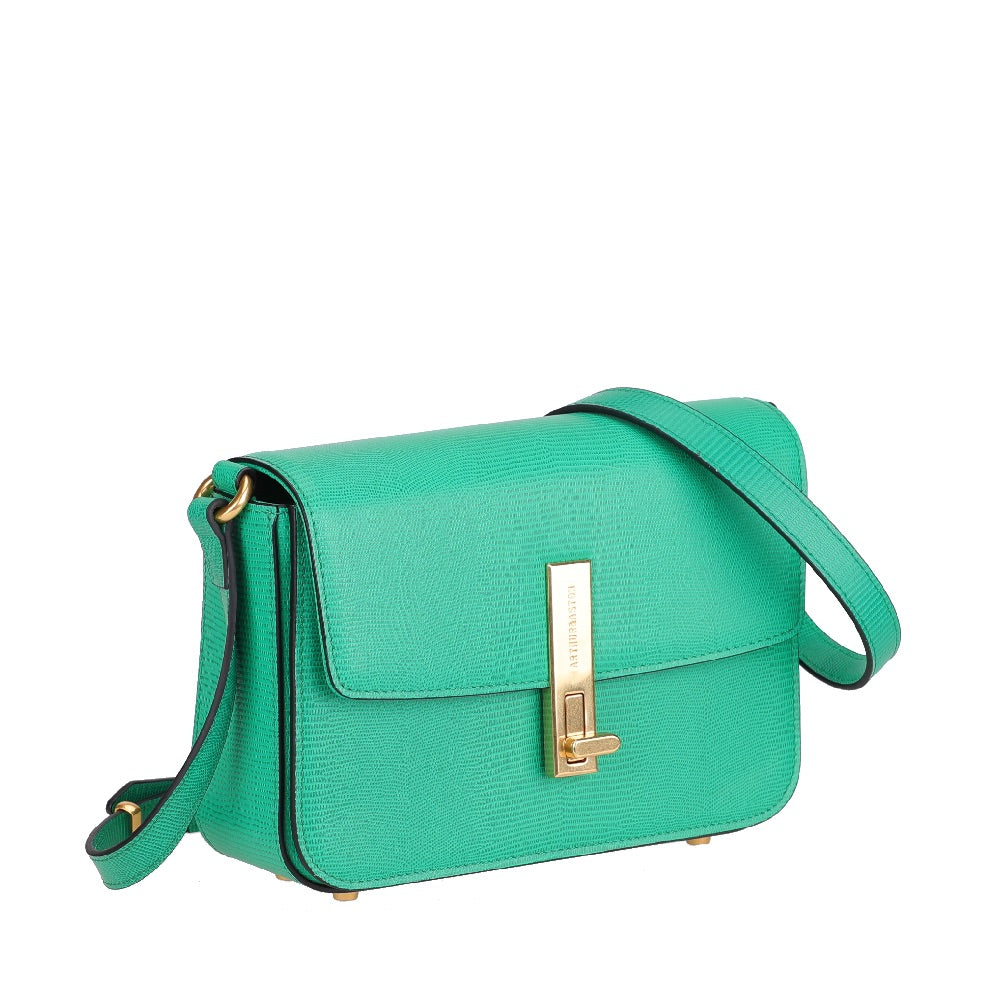 Margot Leather Flap Shoulder Bag