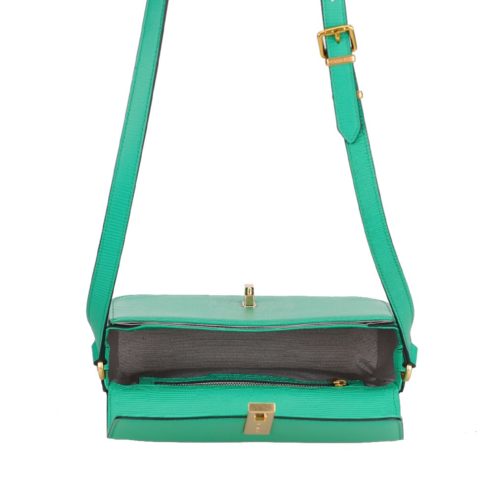 Margot Leather Flap Shoulder Bag