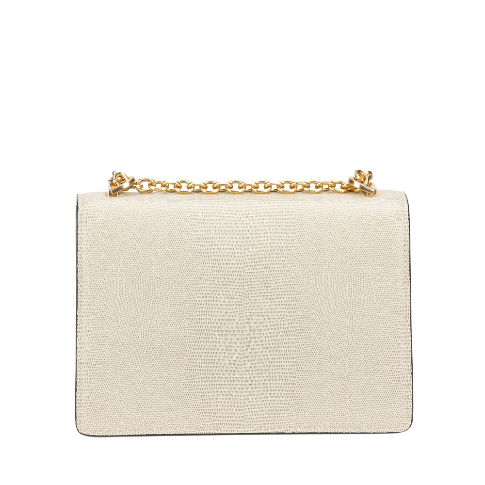 Margot leather flap shoulder bag