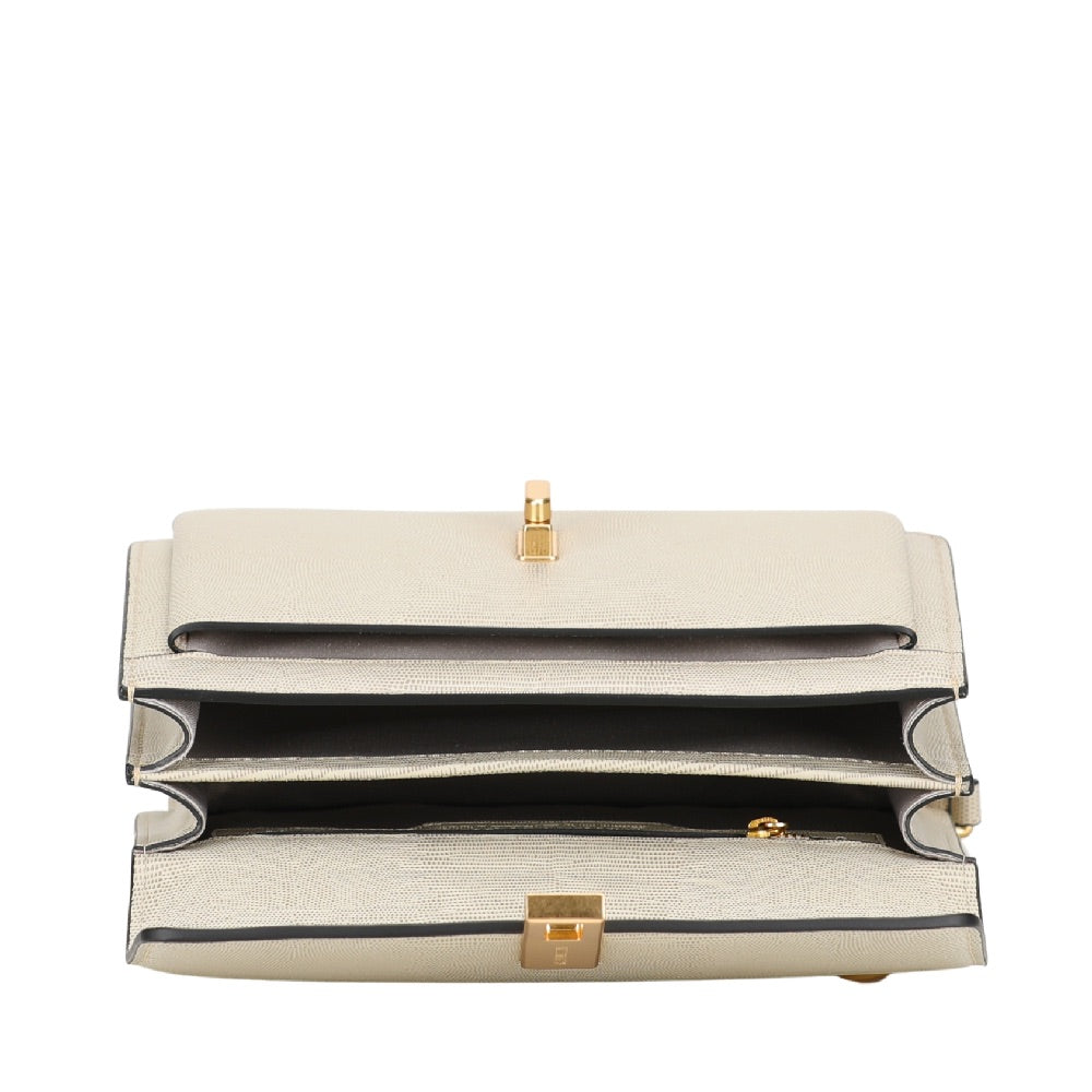 Margot leather flap shoulder bag