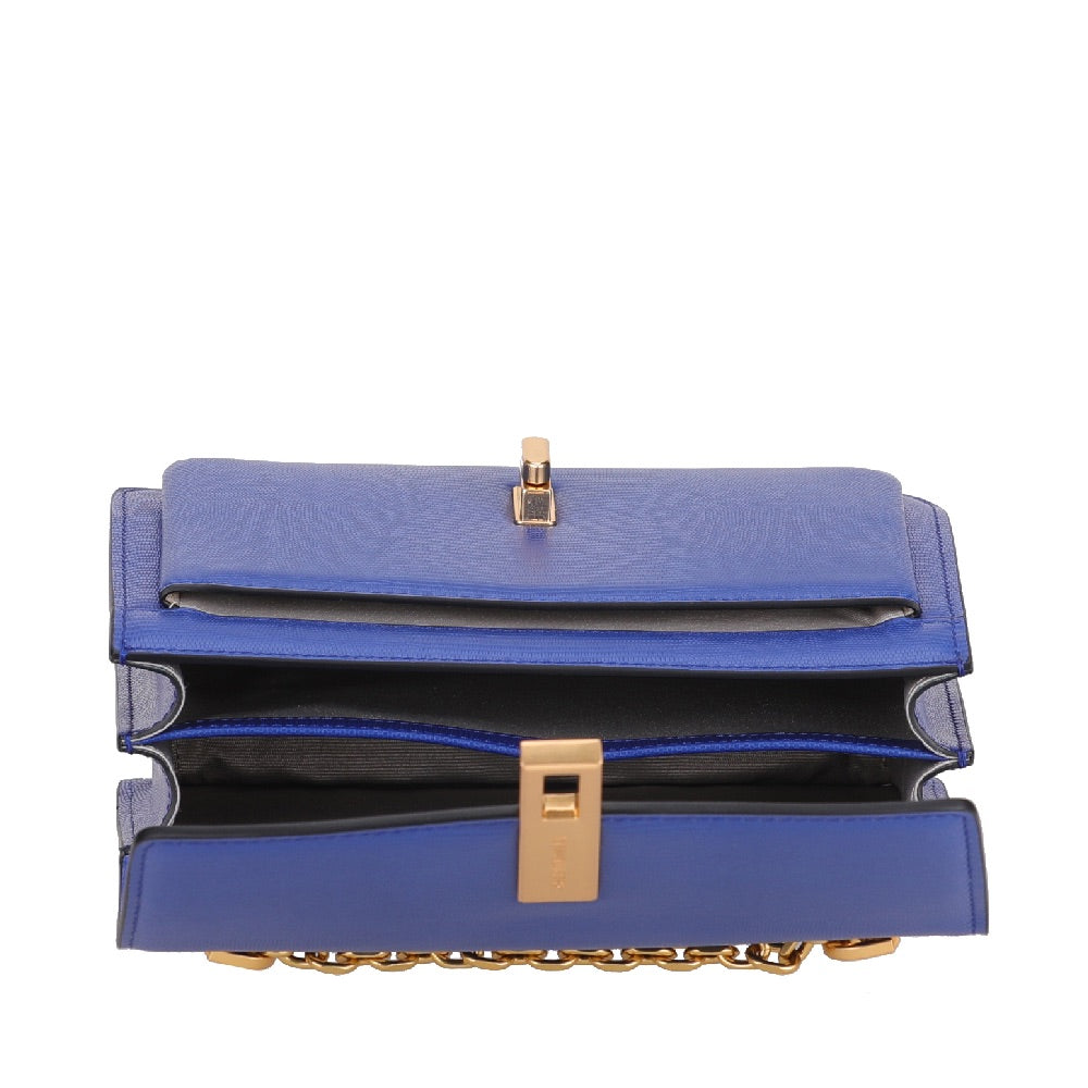 Margot leather flap shoulder bag