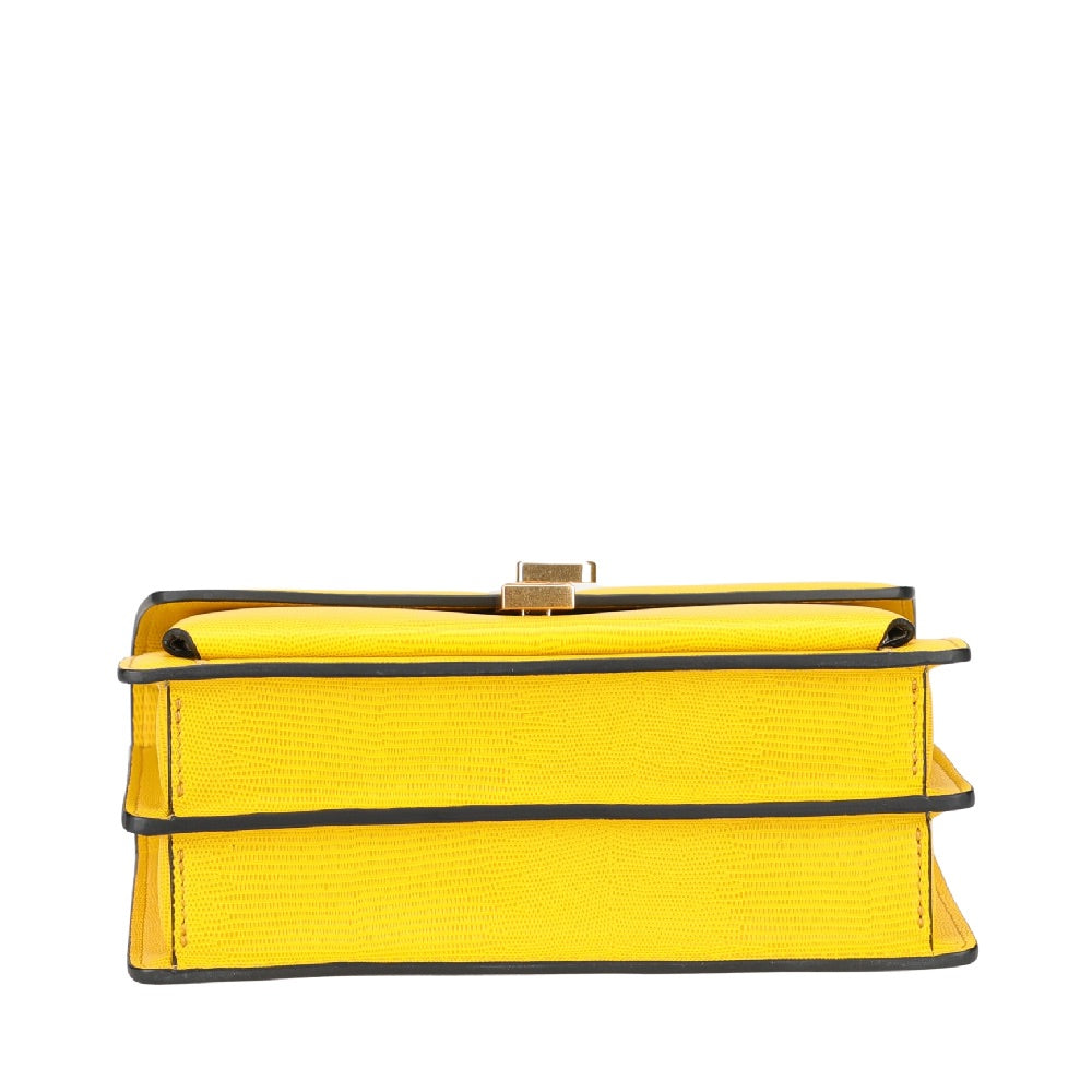 Margot leather flap shoulder bag