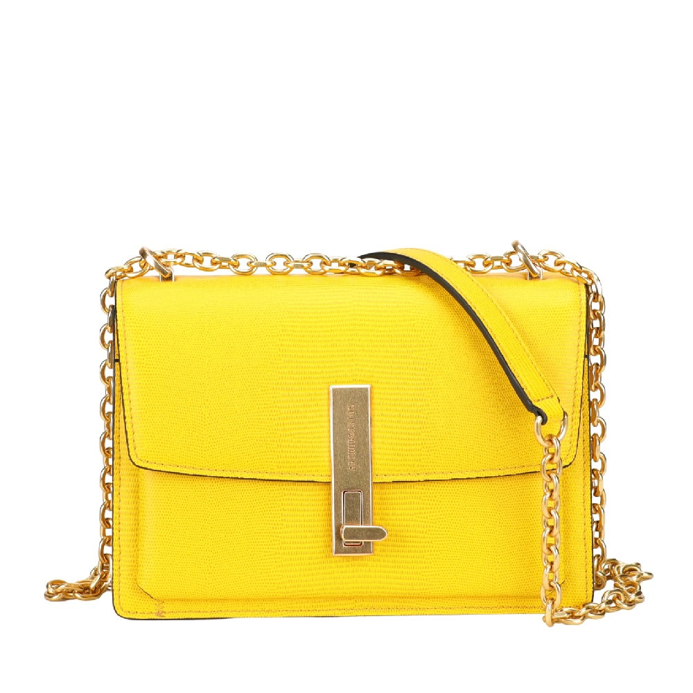 Margot leather flap shoulder bag