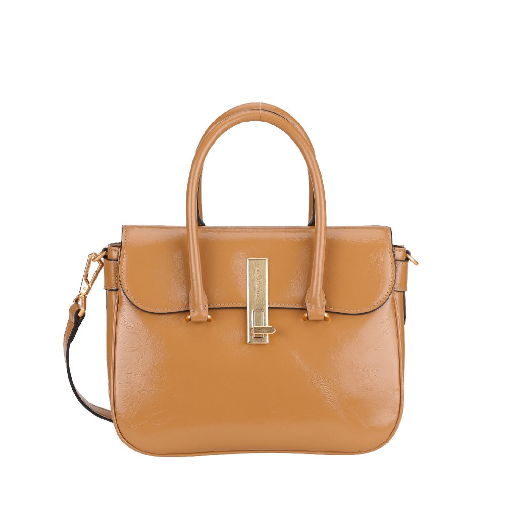 Sac à main rabat cuir Eva