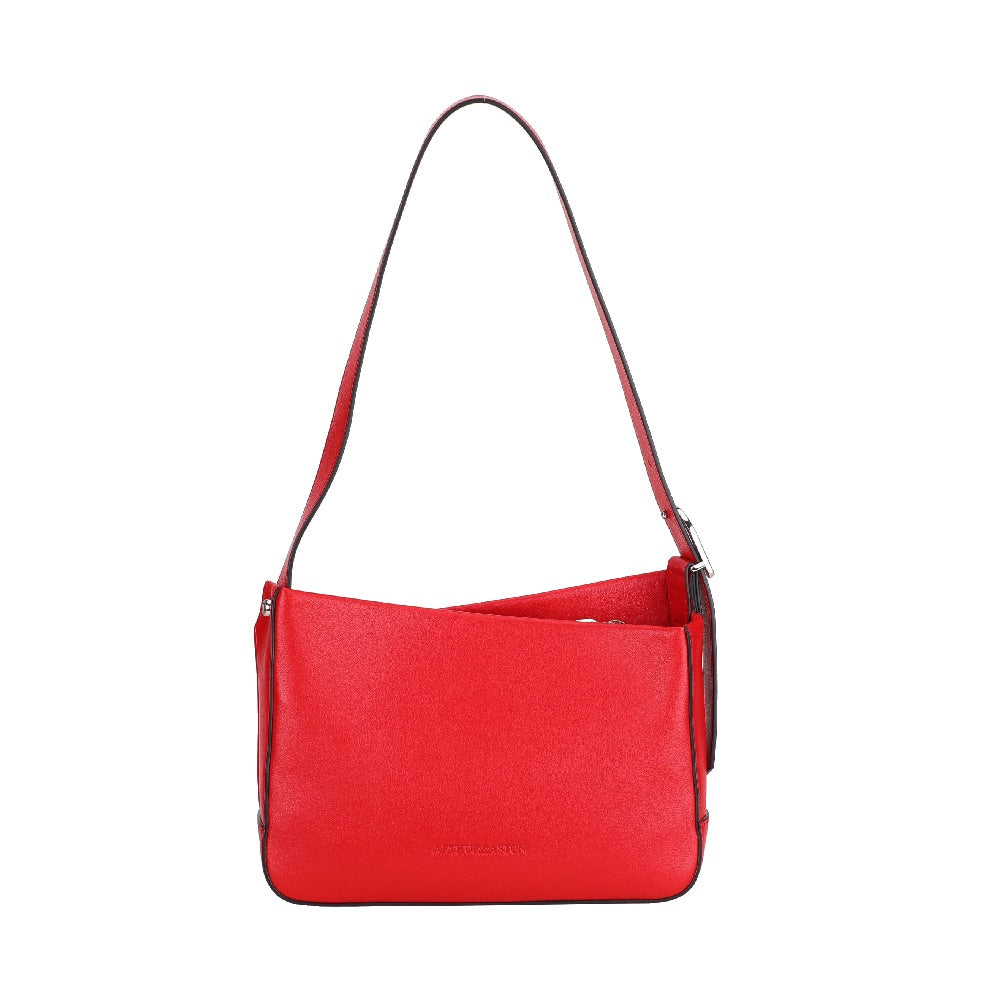 Nina Leather Shoulder Bag