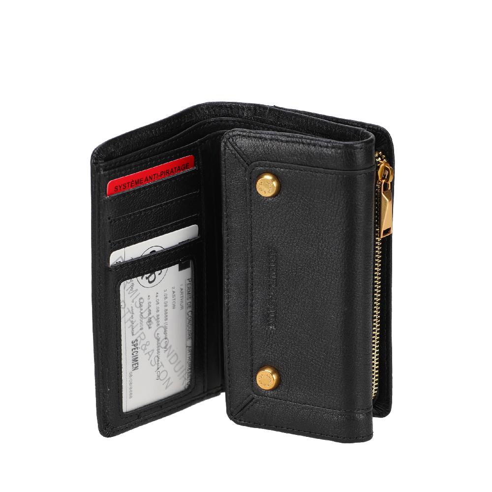 Aria Leather Compact Wallet