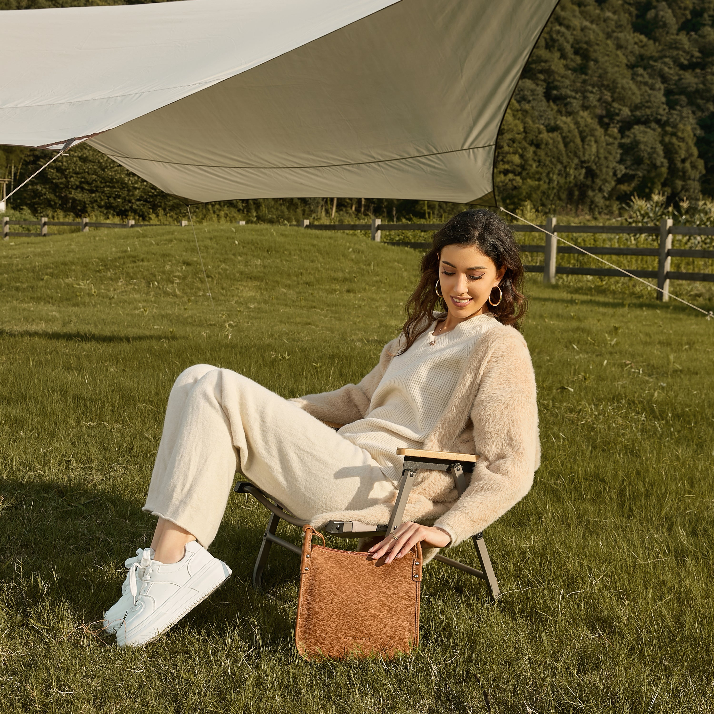 Rosalia leather M shoulder bag