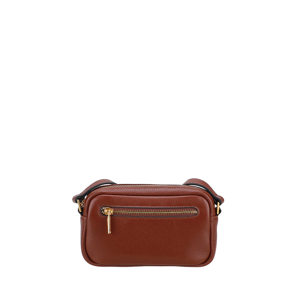 Raquel Leather Mini Crossbody Bag