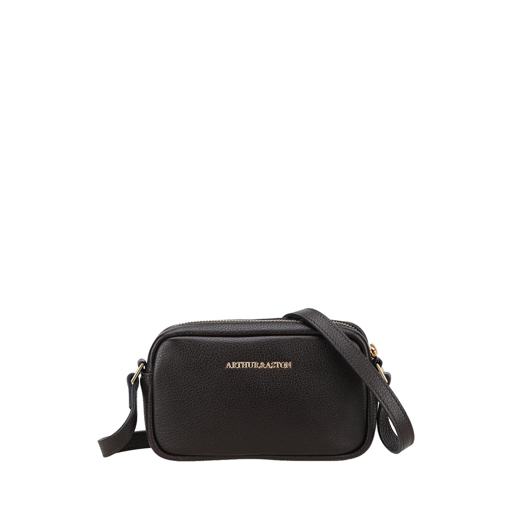 Raquel Leather Mini Crossbody Bag