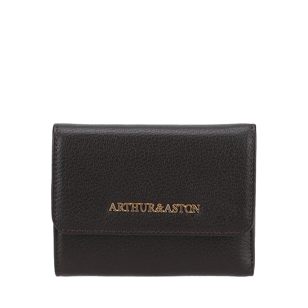 Portefeuille Grand Format Agnès B. Rayures Noir & Argent - Neuf Sans Étiquettes Fabriqué France