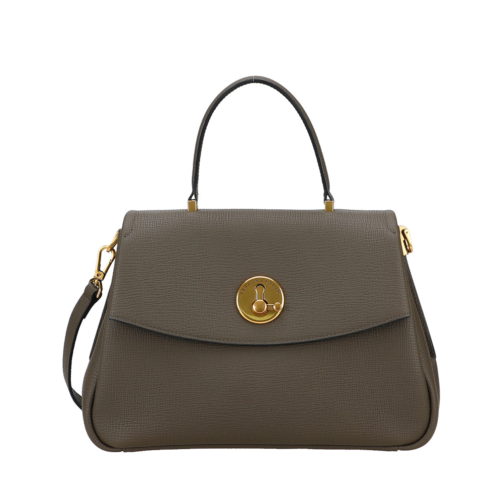 M Nora Leather Handbag