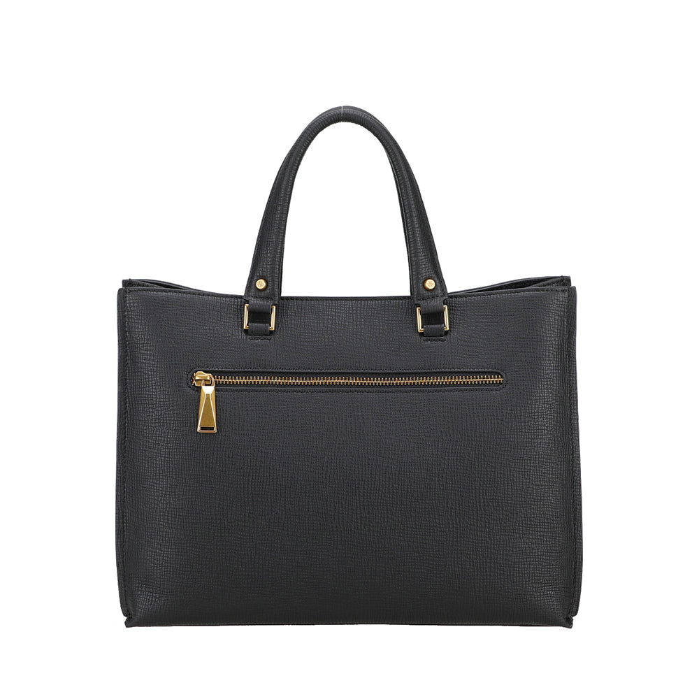 Grand sac porté main Nora en cuir