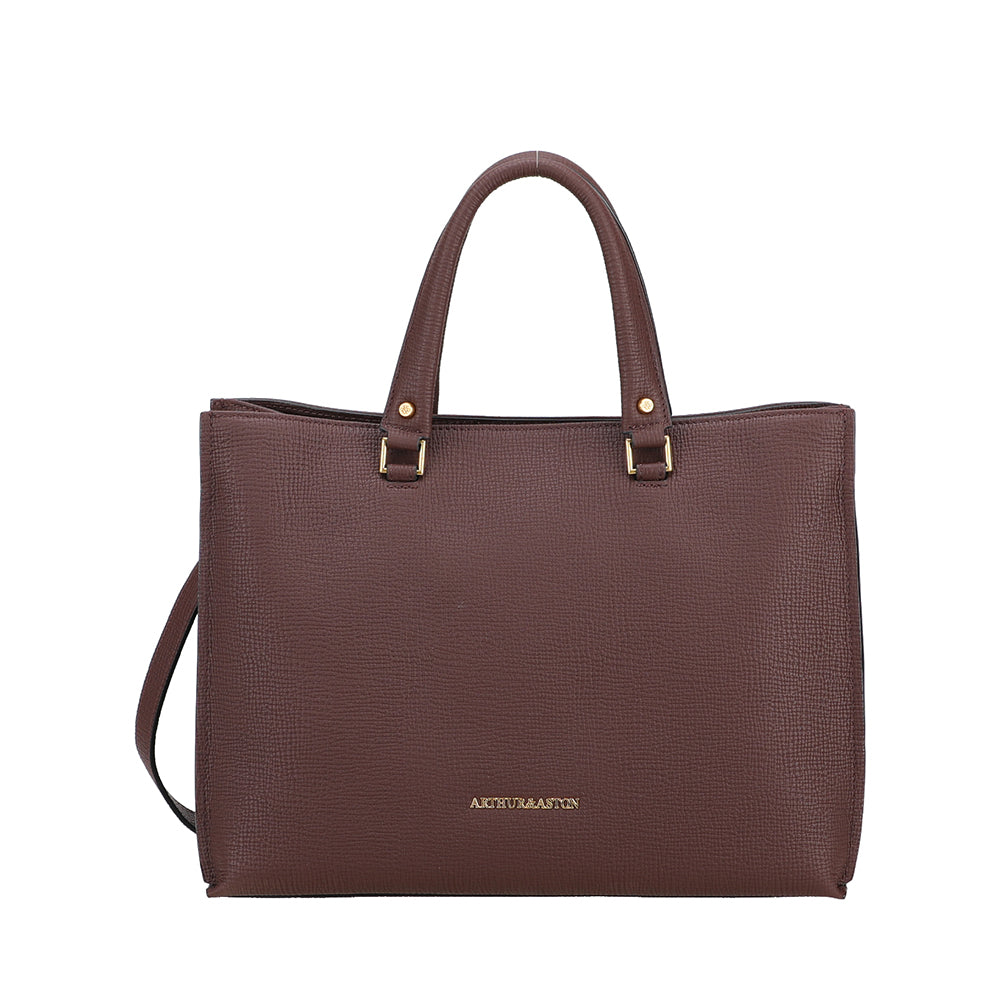 Grand sac porté main Nora en cuir