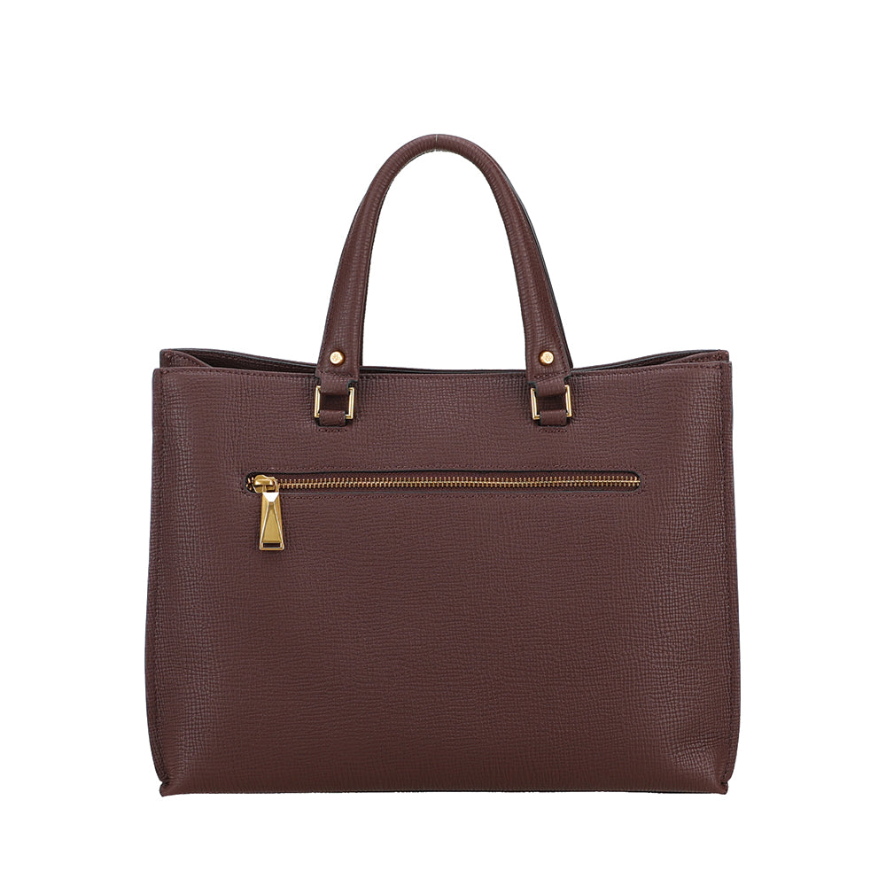 Grand sac porté main Nora en cuir