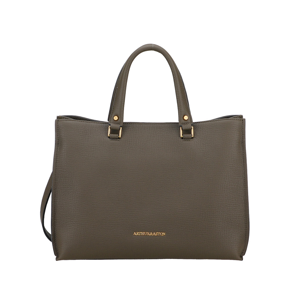 Grand sac porté main Nora en cuir