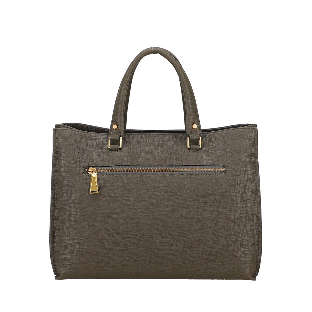 Grand sac porté main Nora en cuir