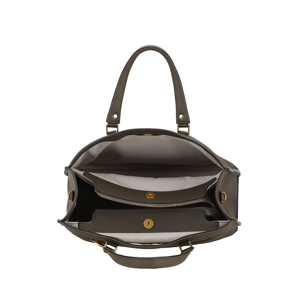 Grand sac porté main Nora en cuir