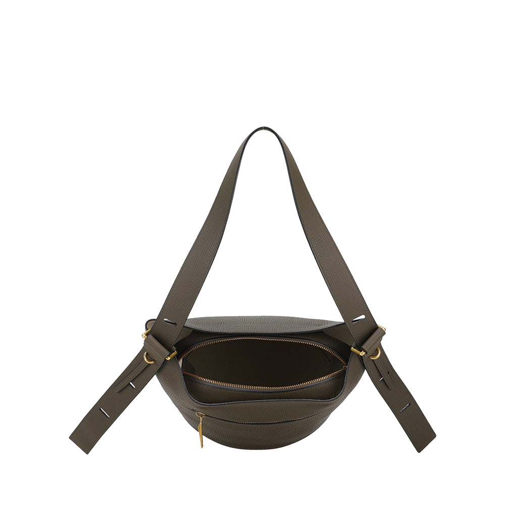 Nora Leather Bucket Shoulder Bag