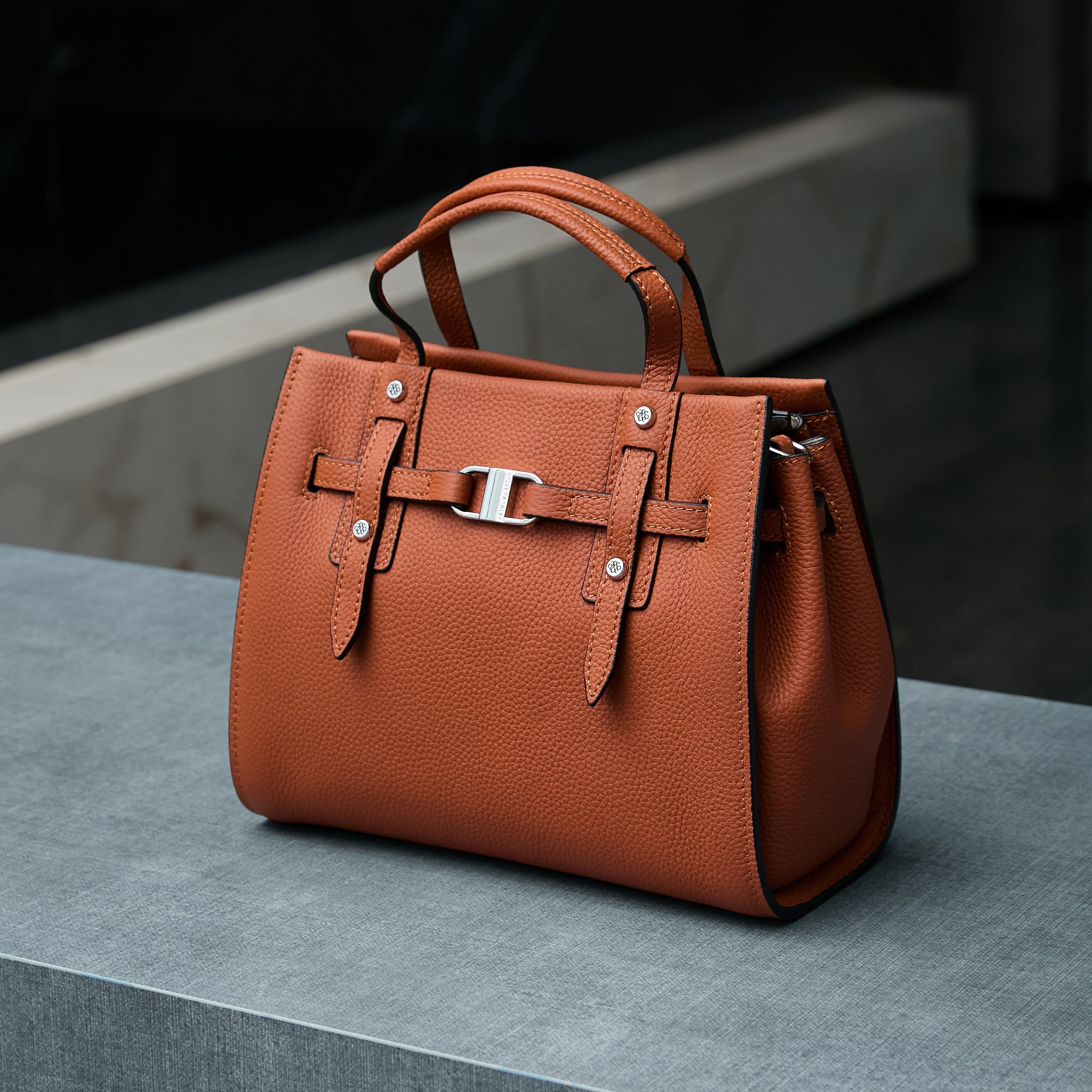Daphne S leather handbag