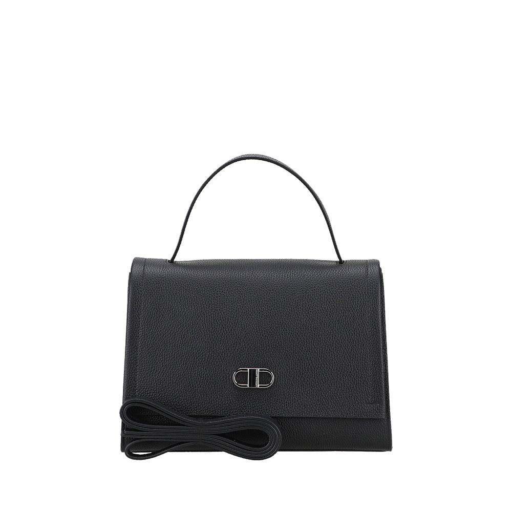 Sac à main à rabat cuir Daphné A201-12