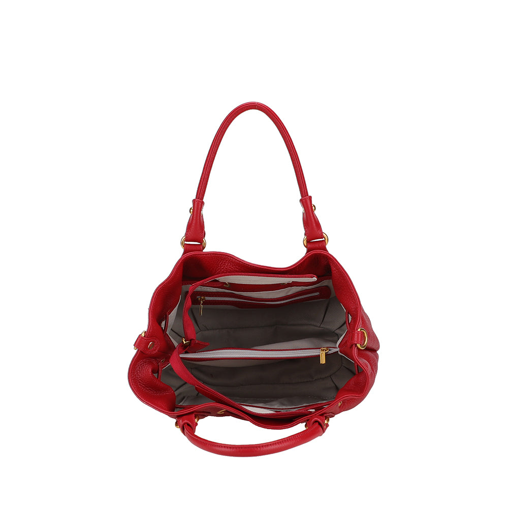 M Camille leather shoulder bag