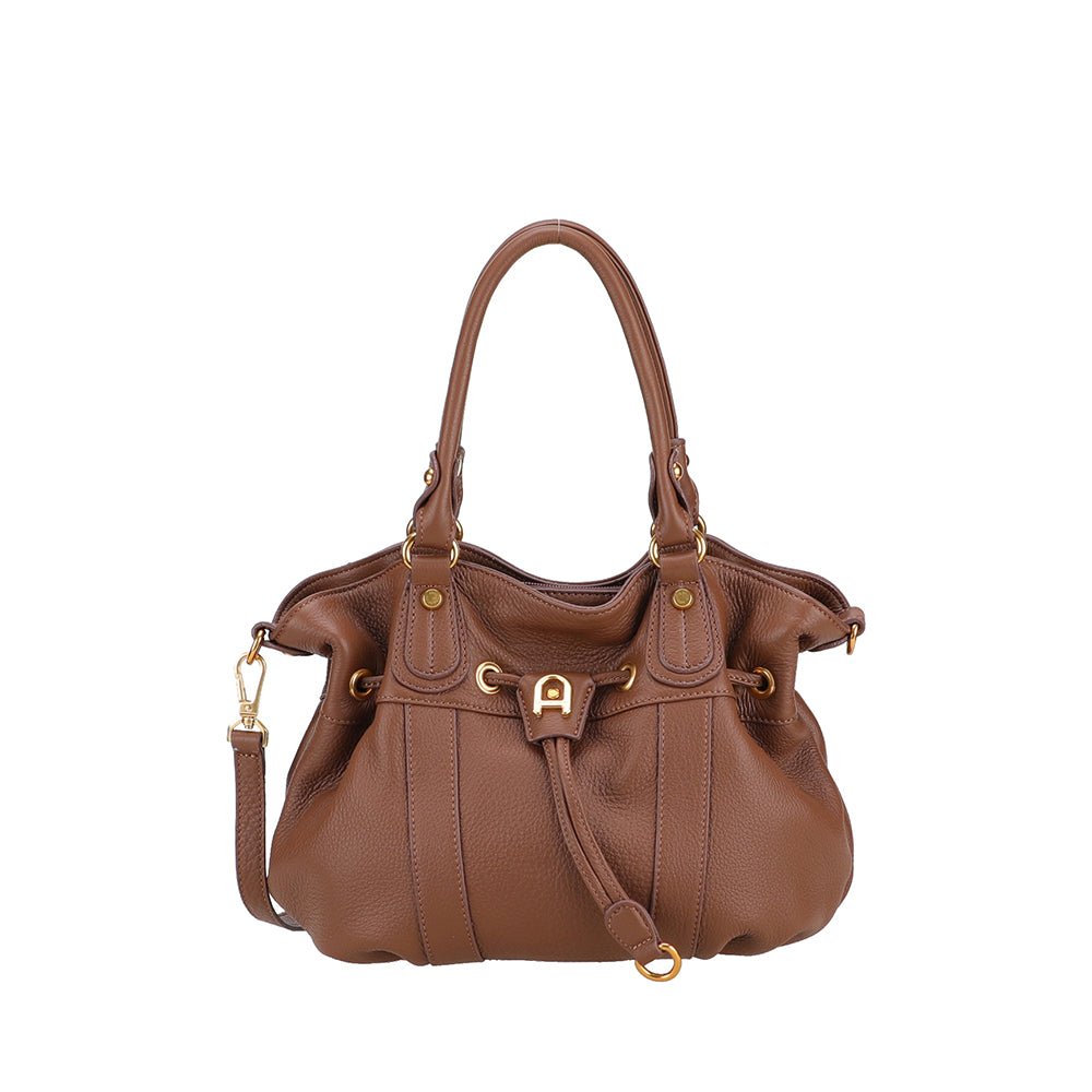 M Camille leather shoulder bag