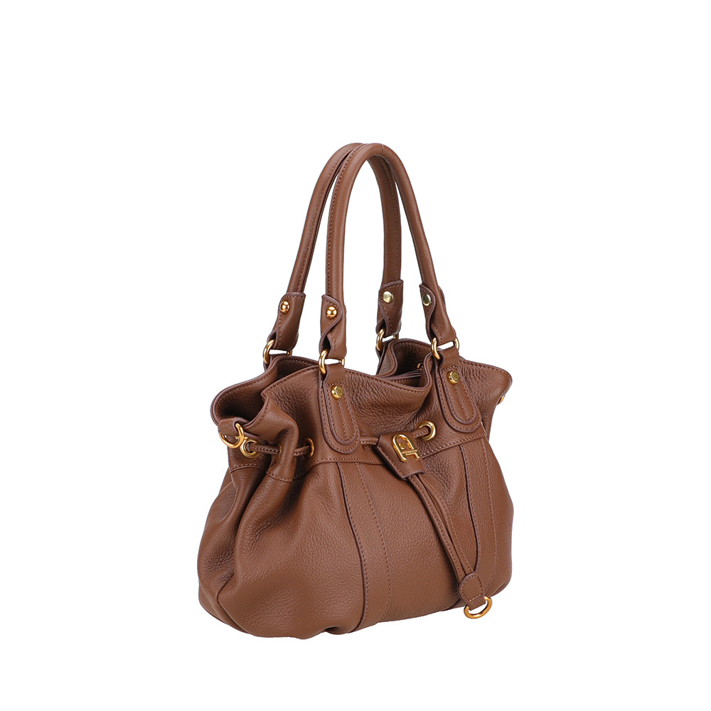 M Camille leather shoulder bag