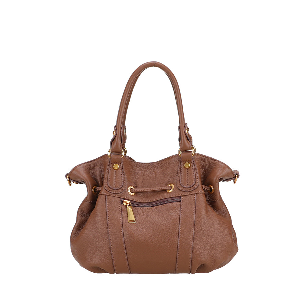 M Camille leather shoulder bag