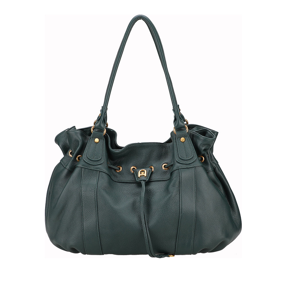 Camille XL leather shoulder bag