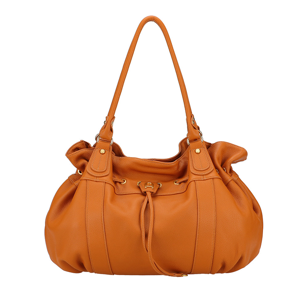 L Camille leather shoulder bag A203-09