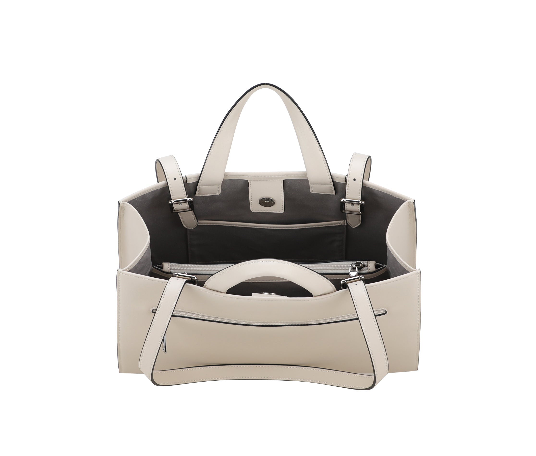 Daphne M leather handbag