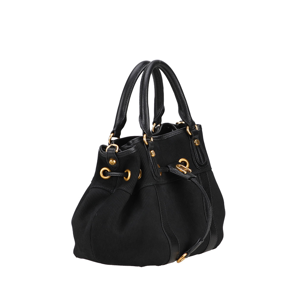 Sac à main S Adonira cuir côtelé