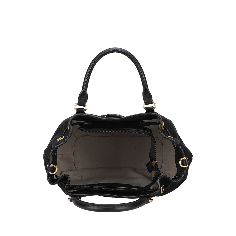 Sac à main S Adonira cuir côtelé