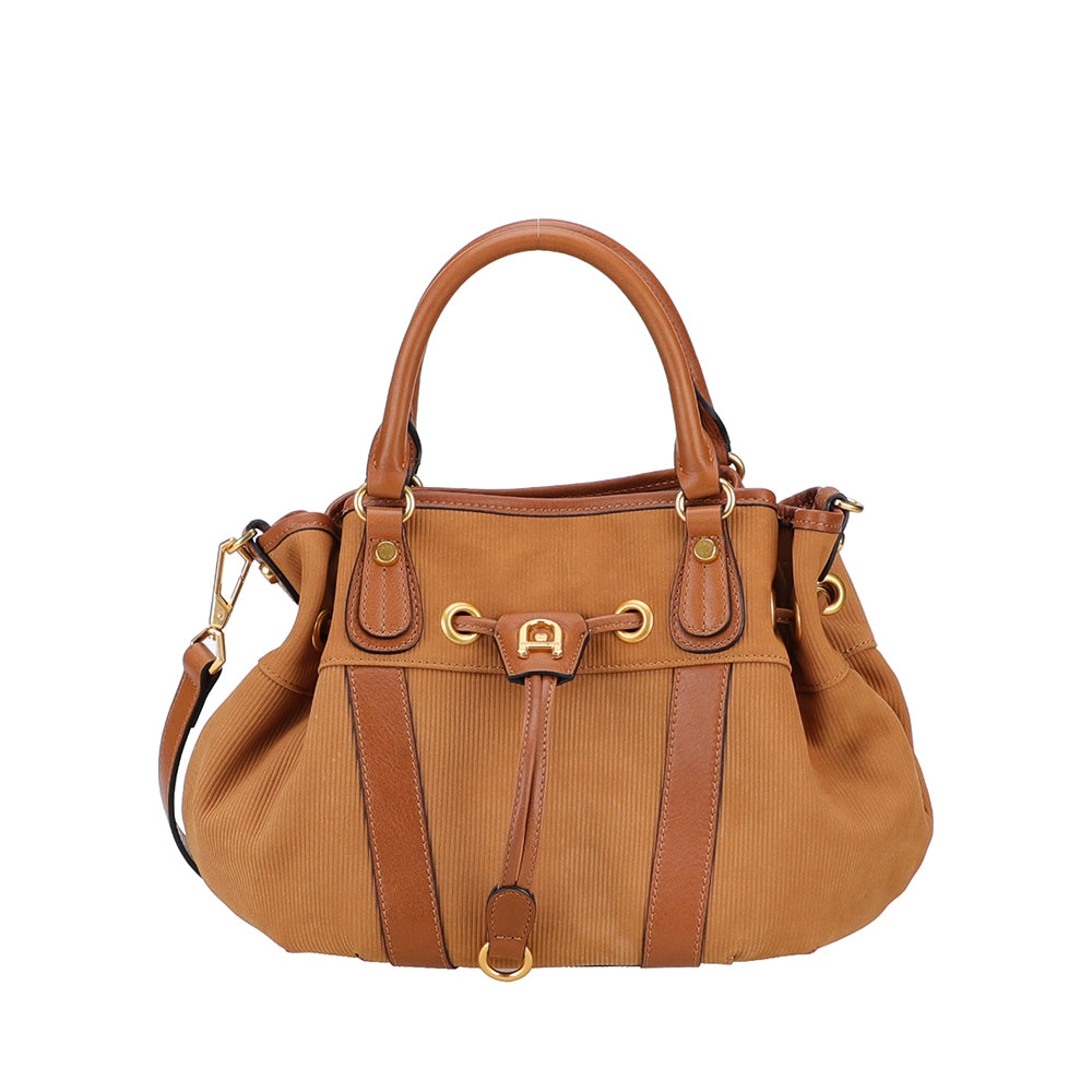Sac à main S Adonira cuir côtelé