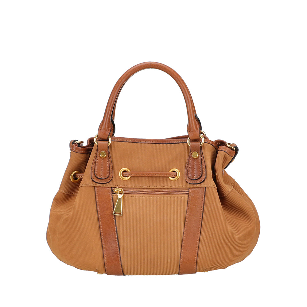 Sac à main S Adonira cuir côtelé