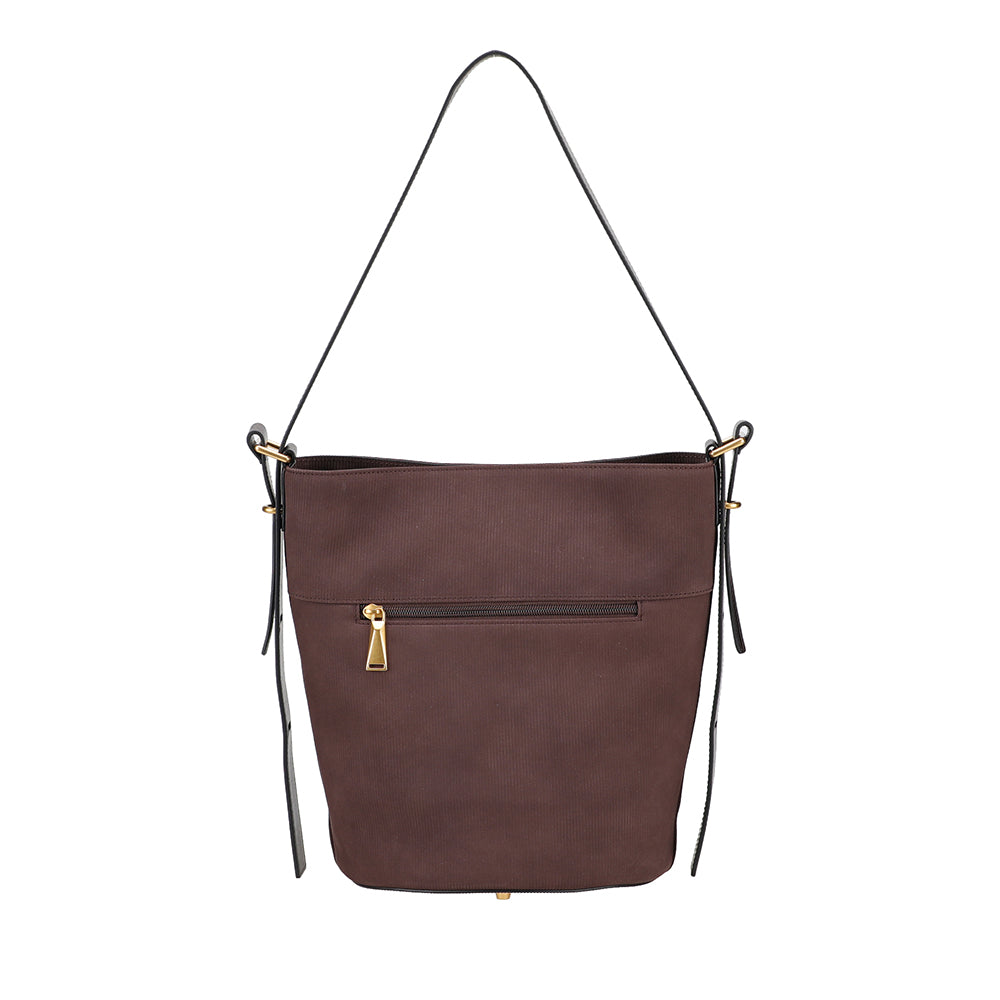 Sac épaule Adonira cuir côtelé