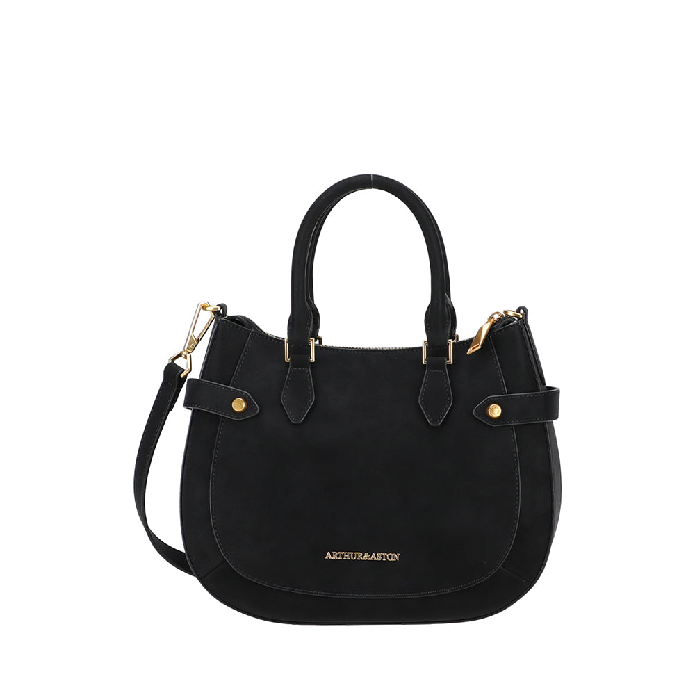 Madelena split leather handbag