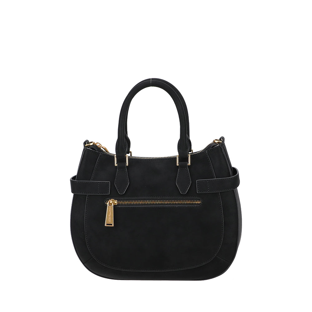Madelena split leather handbag
