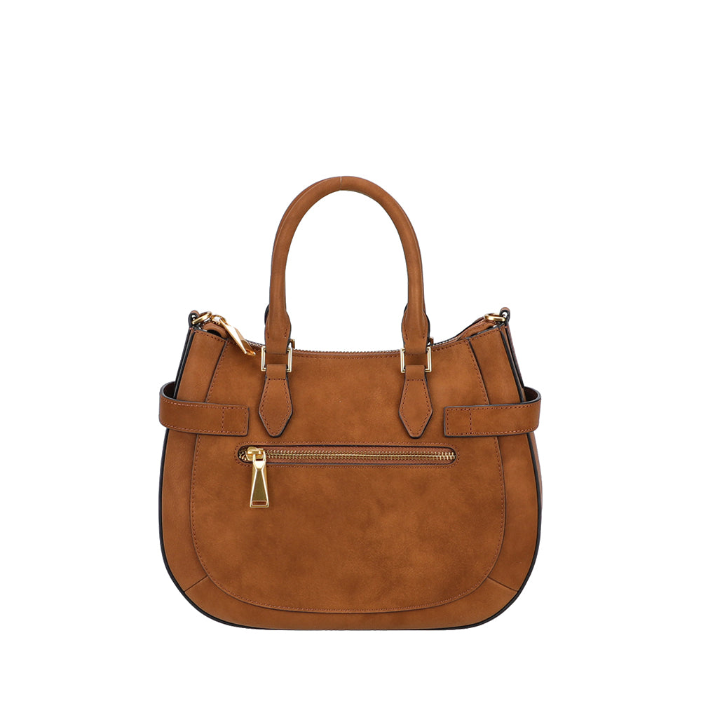Madelena split leather handbag