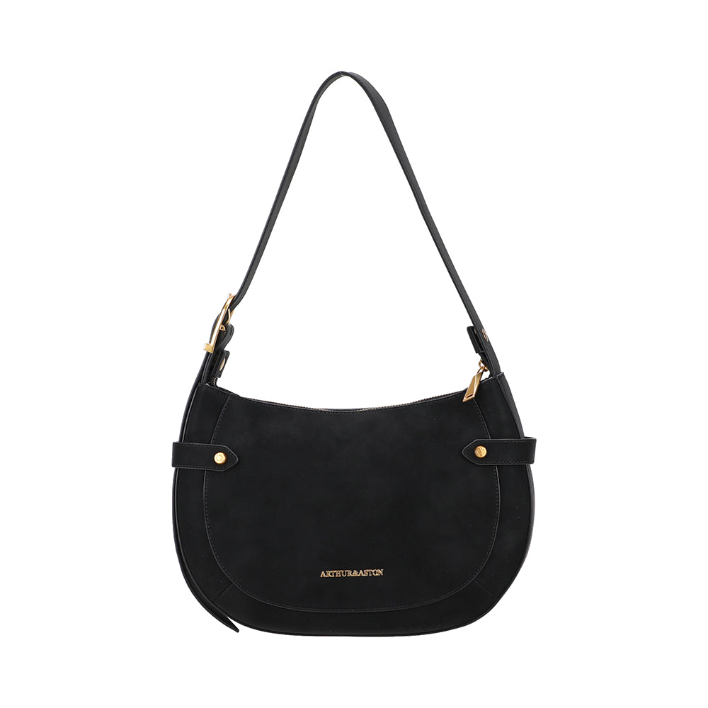 Sac épaule croûte de cuir Madelena