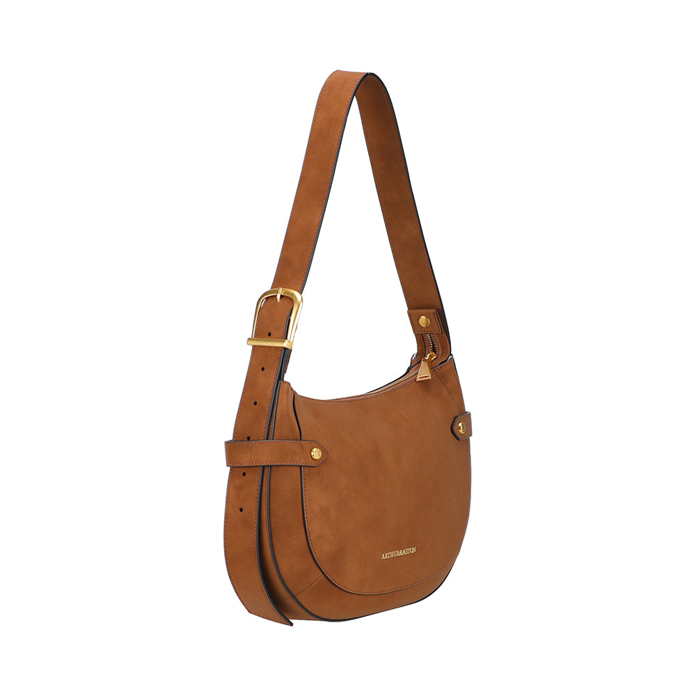 Sac épaule croûte de cuir Madelena