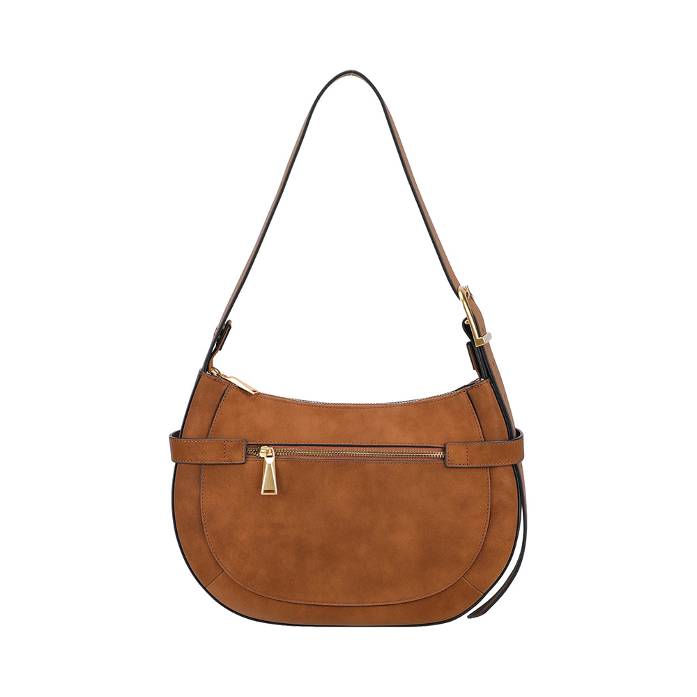 Sac épaule croûte de cuir Madelena