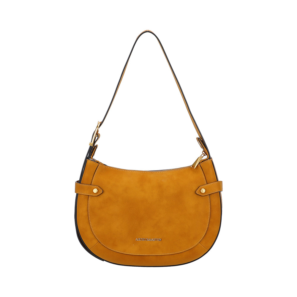 Sac épaule croûte de cuir Madelena