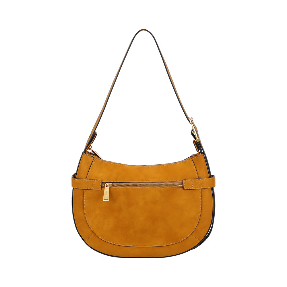 Sac épaule croûte de cuir Madelena
