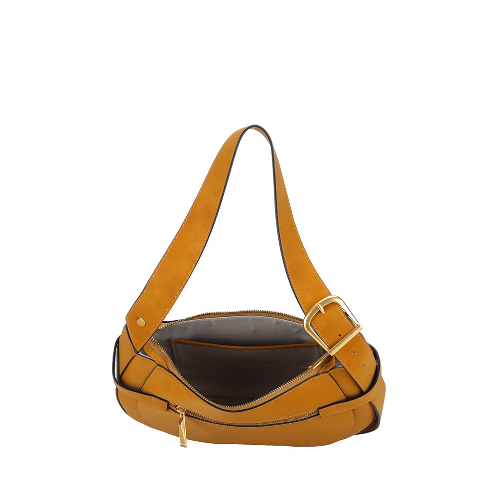 Sac épaule croûte de cuir Madelena