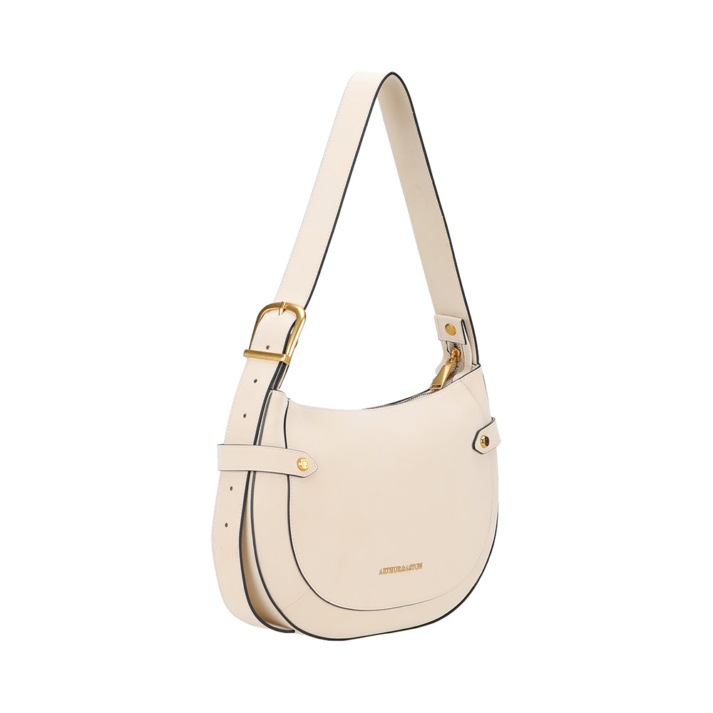 Sac épaule croûte de cuir Madelena